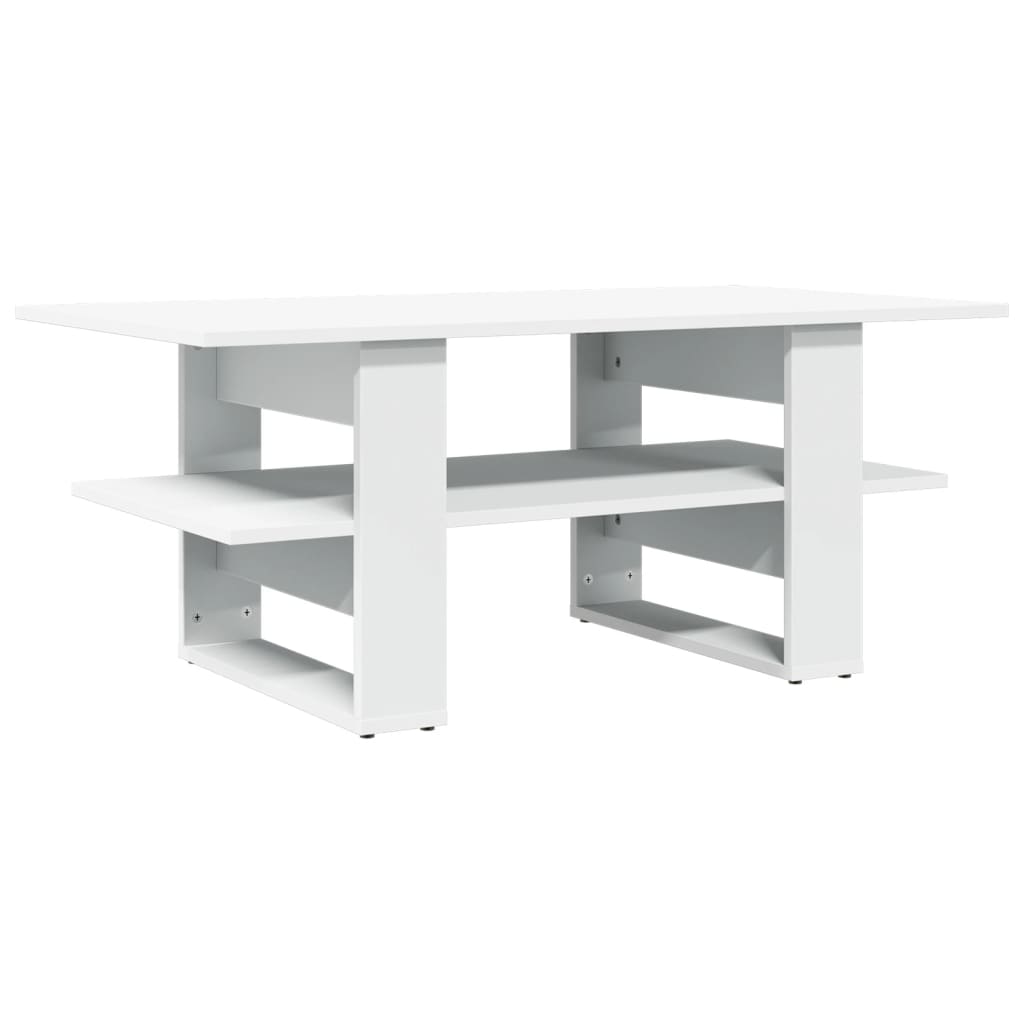 Mesa de centro 102x55x42 cm derivados de madeira branco