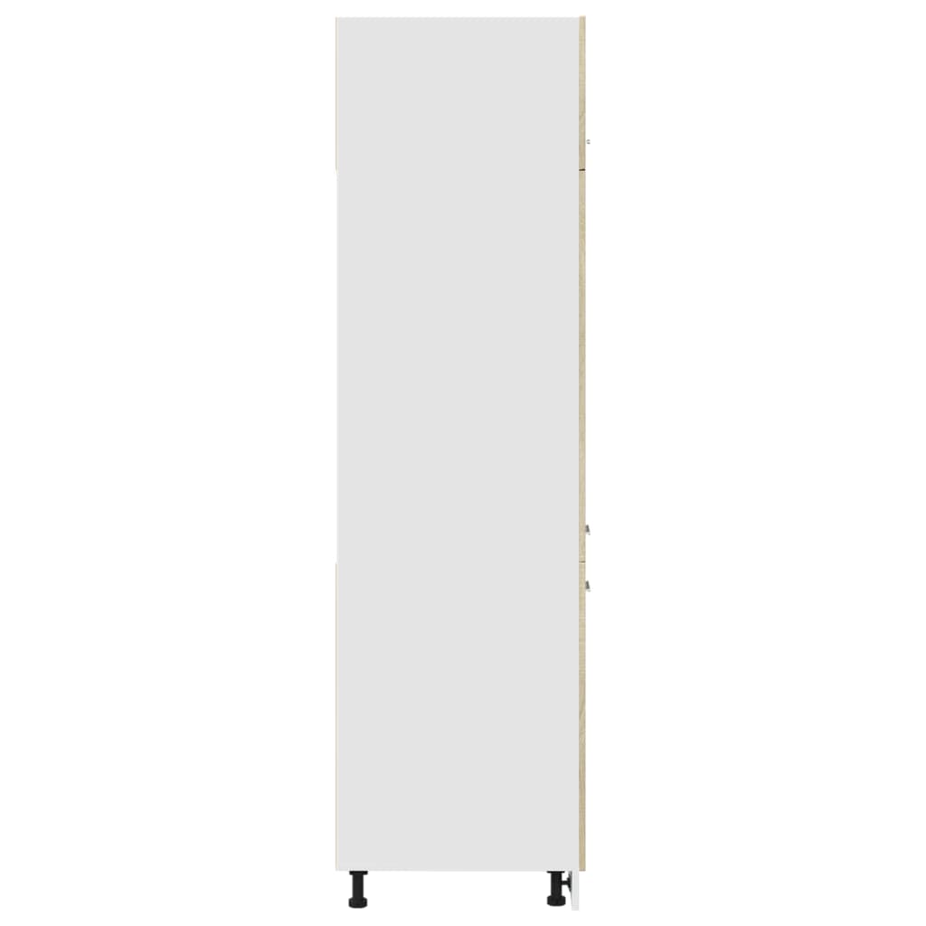 Armário p/ frigorífico “Lyon” 60x57x207 cm cor carvalho
