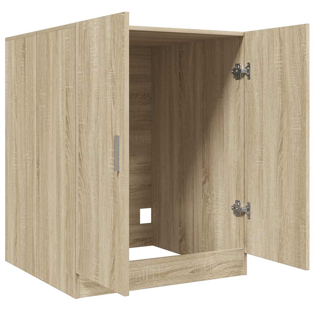 Armário p/ máquina lavar roupa 70,5x71,5x91,5cm carvalho sonoma
