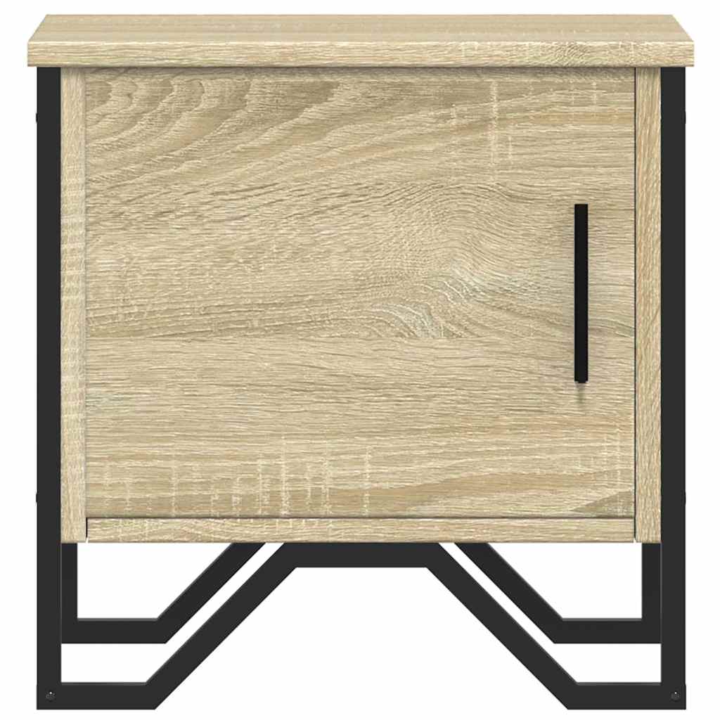 Mesa de cabeceira 40x30x40 cm contraplacado carvalho sonoma