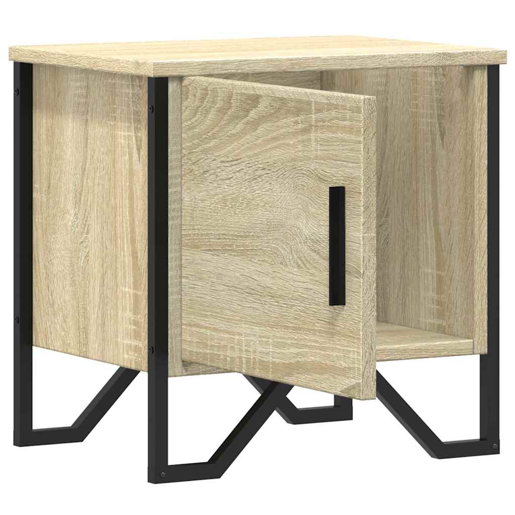 Mesa de cabeceira 40x30x40 cm contraplacado carvalho sonoma
