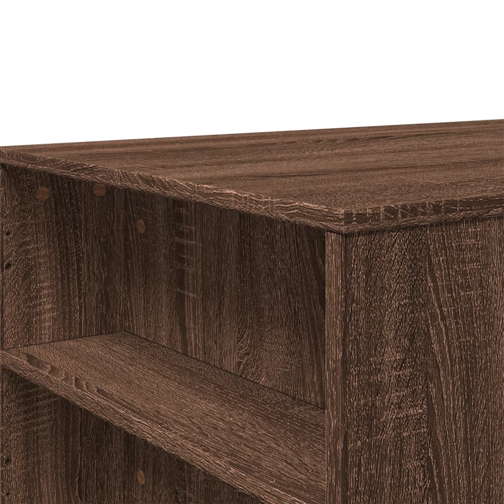 Mesa centro 102x55x42 cm derivados de madeira carvalho castanho