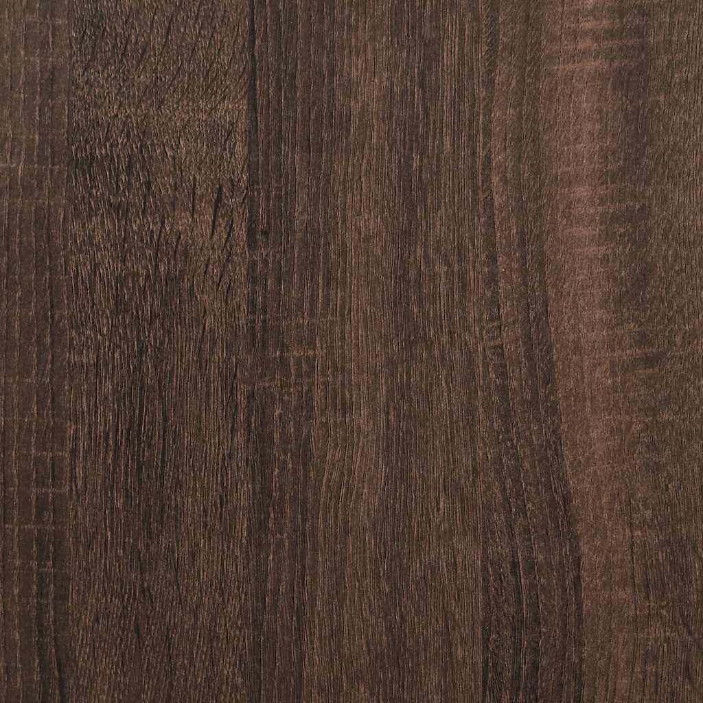 Roupeiro c/ rodas 102x38x110cm deriv. madeira carvalho castanho