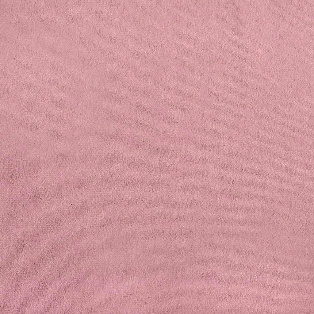 Chaise-longue com apoio de braço direito veludo rosa