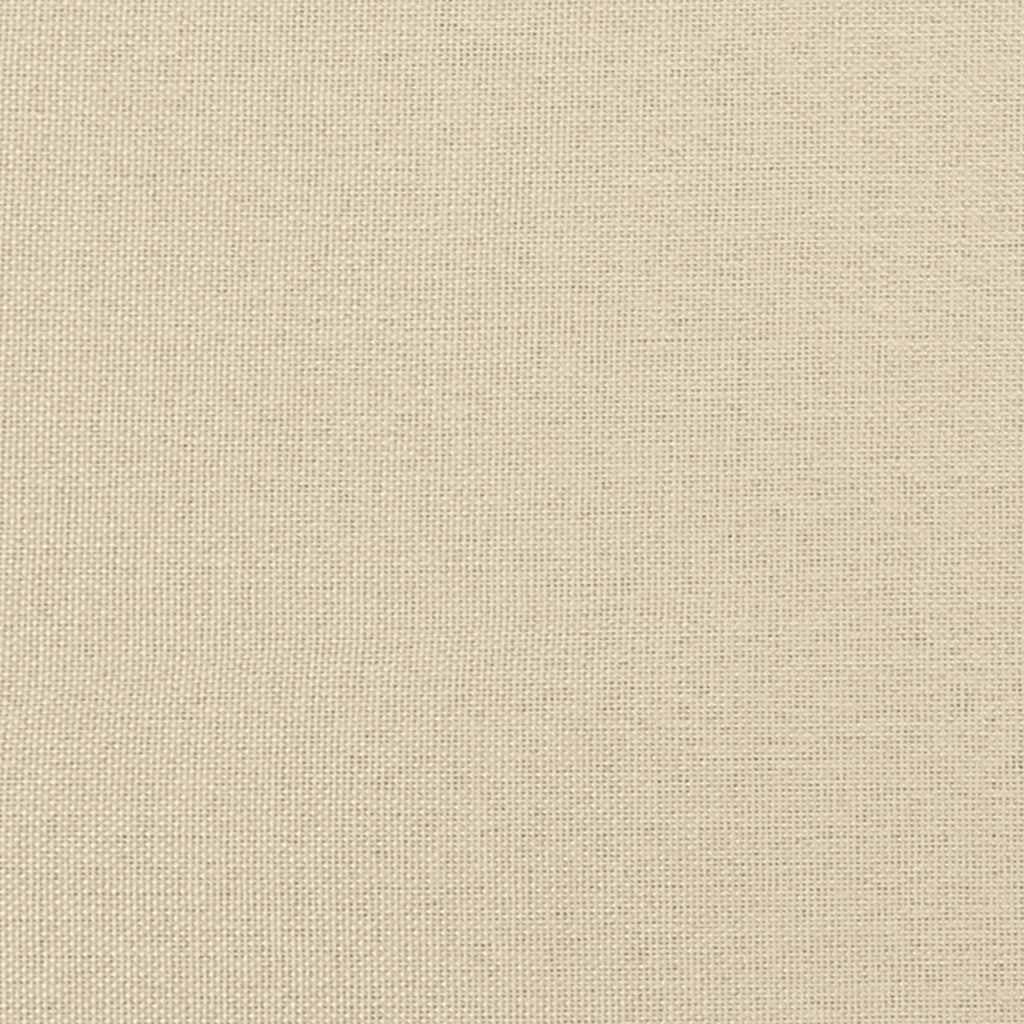 Chaise lounge com tecido creme para apoio de braço direito