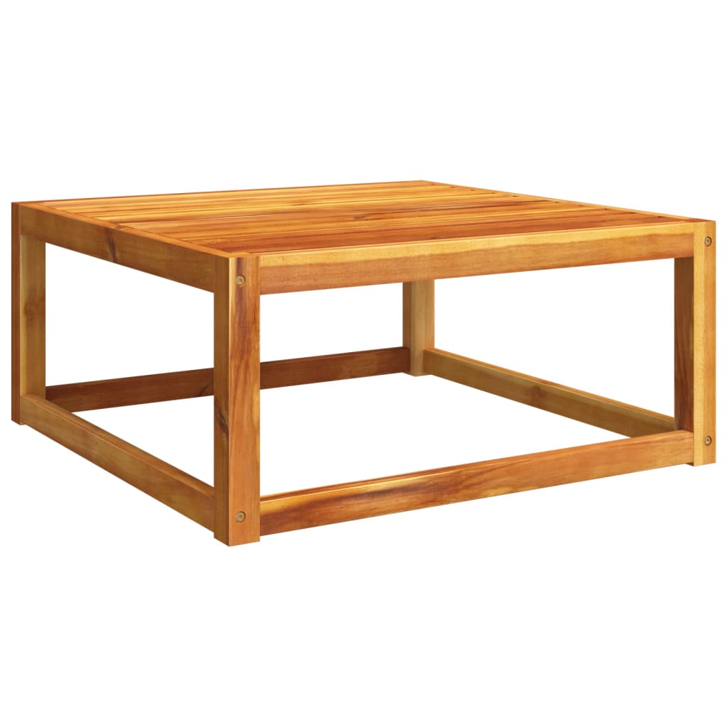 Conjunto de sofás de jardim vidaXL de 5 peças com almofadas de madeira de acácia e corda