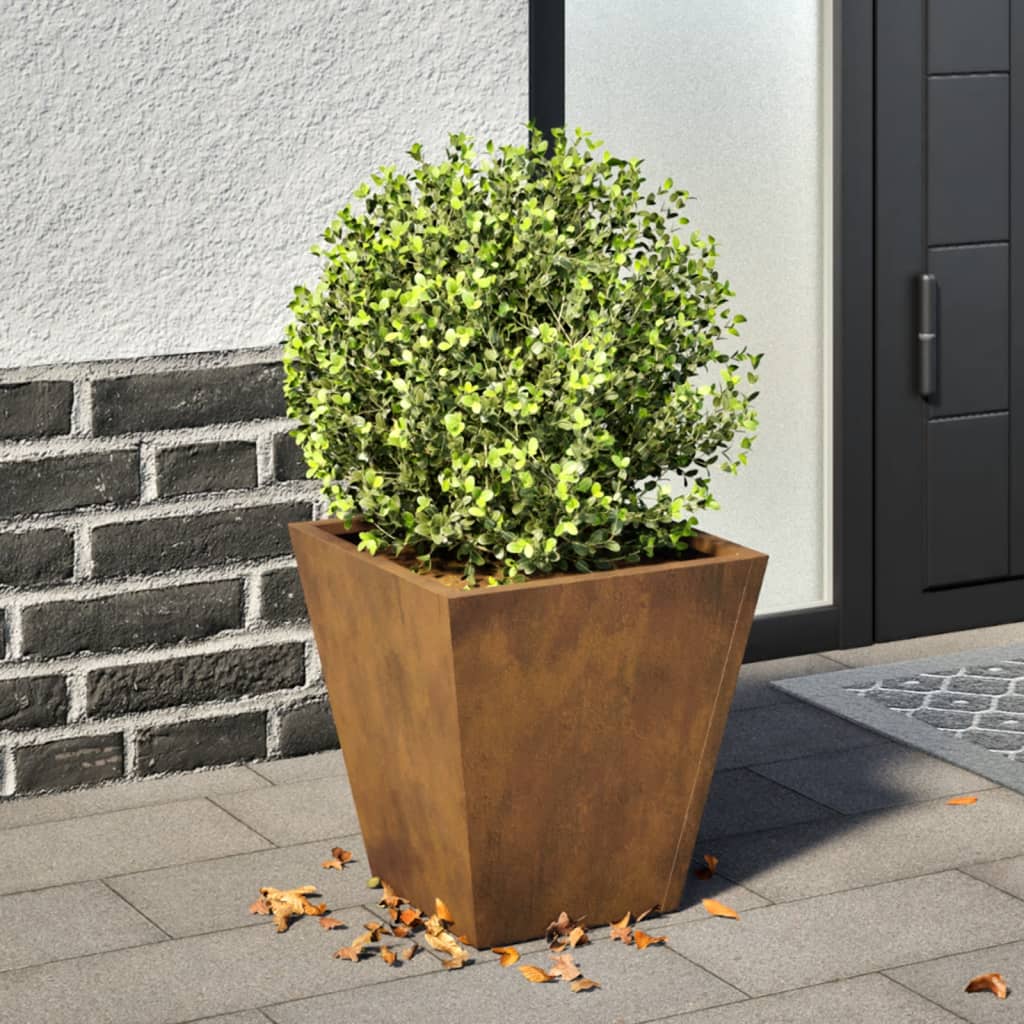 Garden Planter 30x30x30 cm aço resistente às intempéries