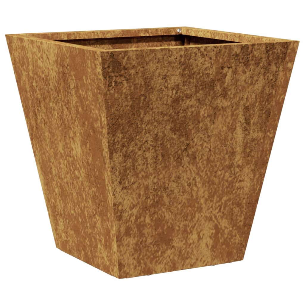 Garden Planters 2 pcs 30x30x30 cm aço resistente às intempéries