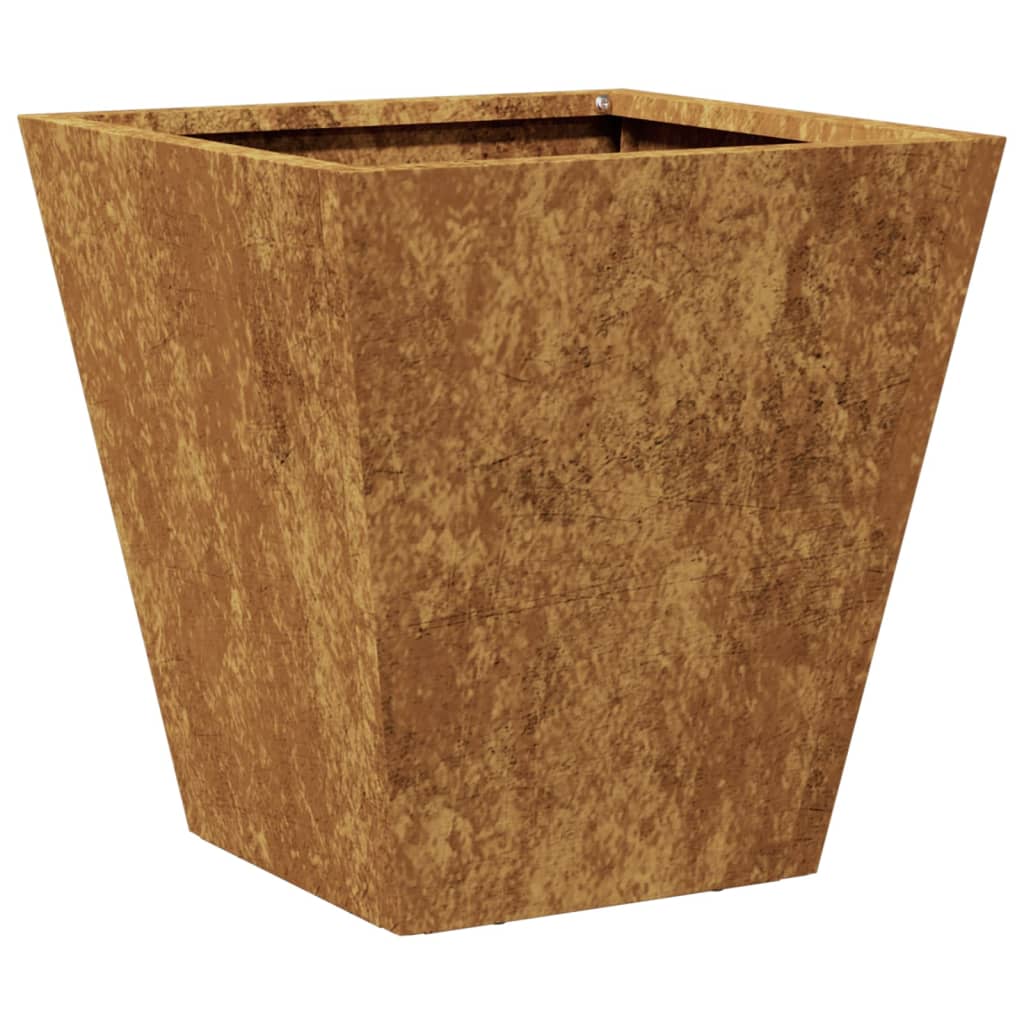 Garden Planters 2 pcs 30x30x30 cm aço resistente às intempéries