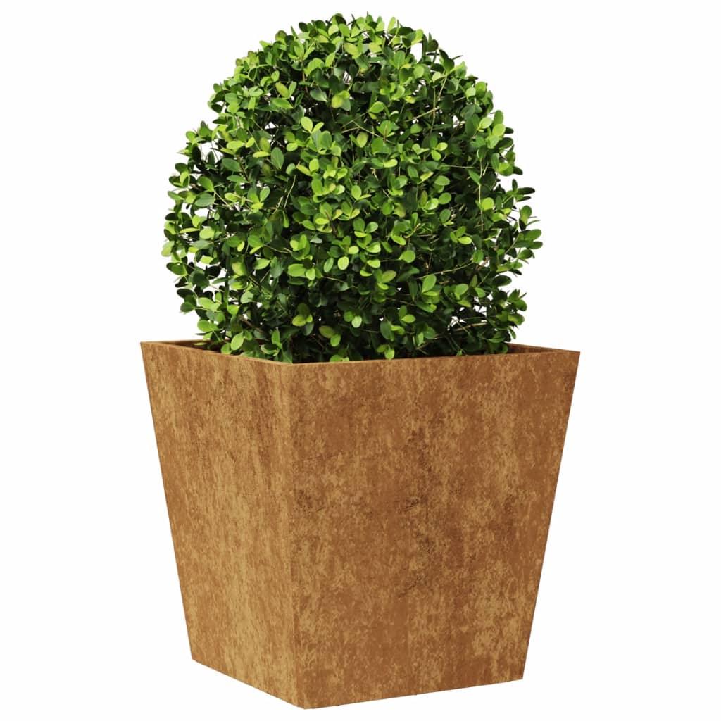 Garden Planter 40x40x40 cm aço resistente às intempéries