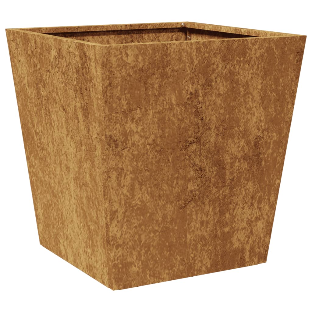 Garden Planters 2 pcs 40x40x40 cm aço resistente às intempéries