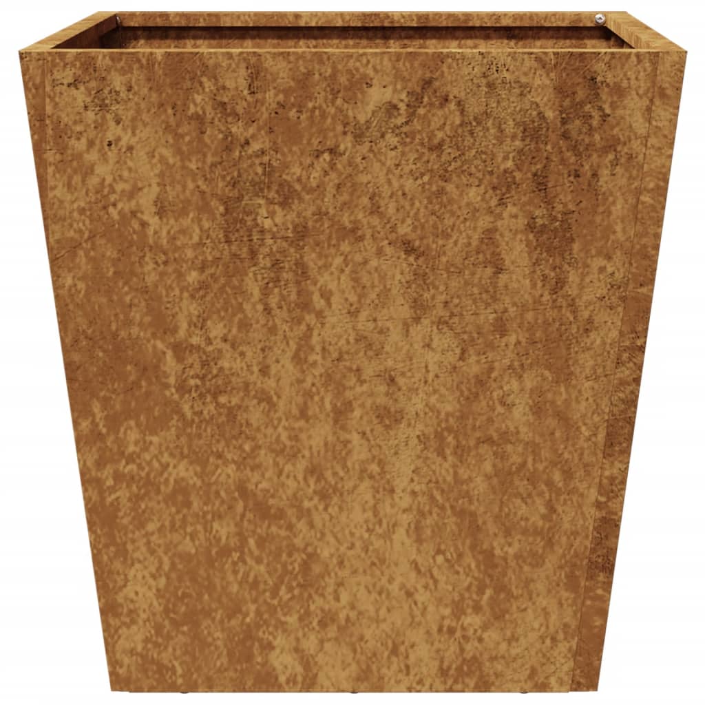 Garden Planters 2 pcs 40x40x40 cm aço resistente às intempéries