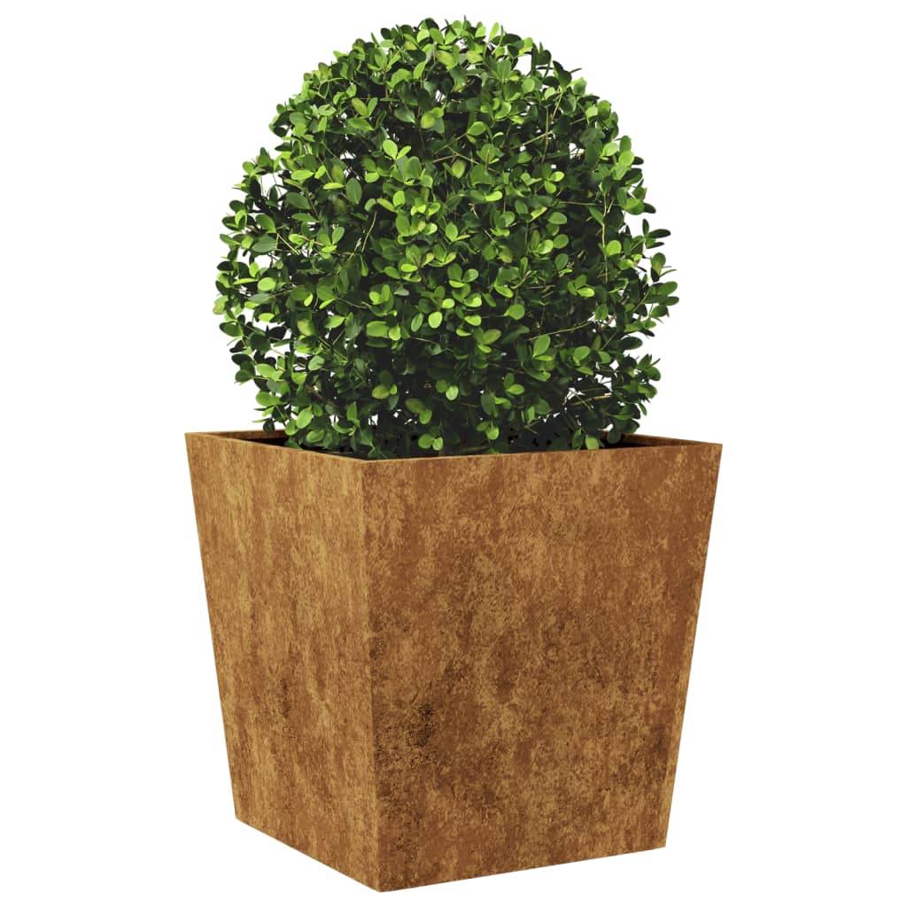 Plantador de Jardim 50x50x50 cm aço resistente às intempéries