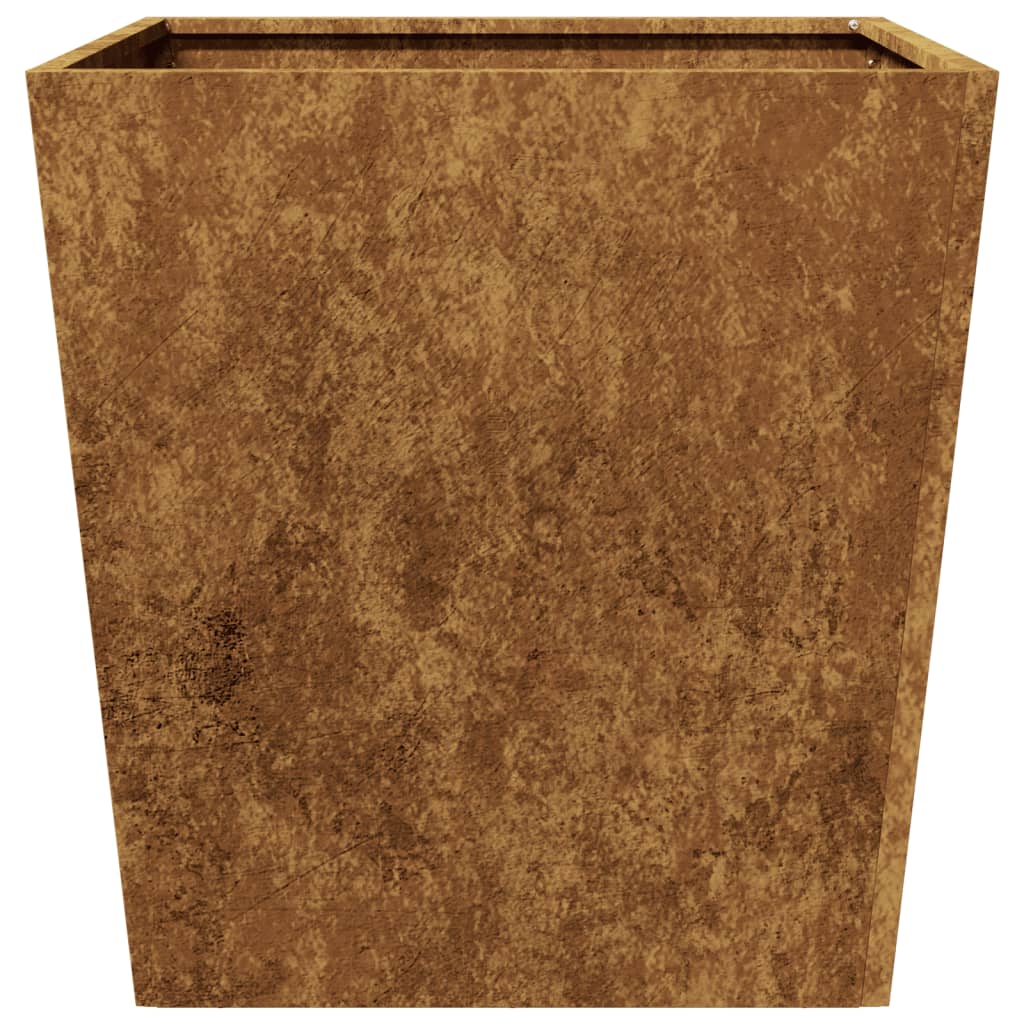 Plantador de Jardim 50x50x50 cm aço resistente às intempéries