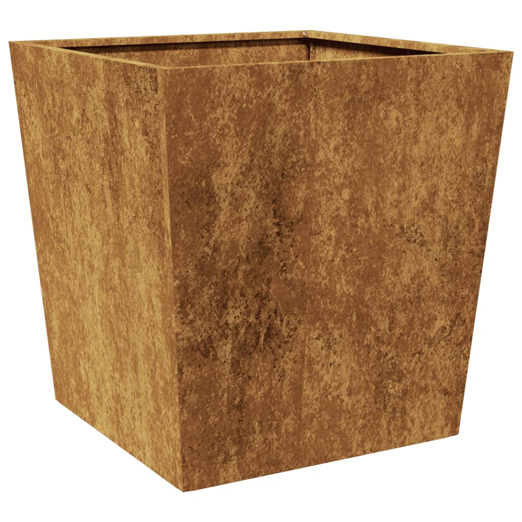 Plantador de Jardim 50x50x50 cm aço resistente às intempéries