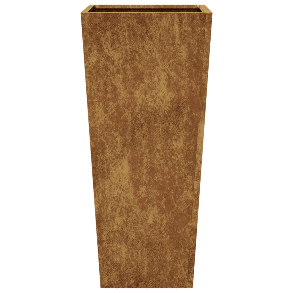 Plantador de Jardim 35x35x75 cm aço resistente às intempéries