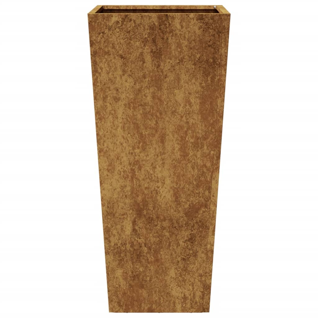 Plantador de Jardim 35x35x75 cm aço resistente às intempéries