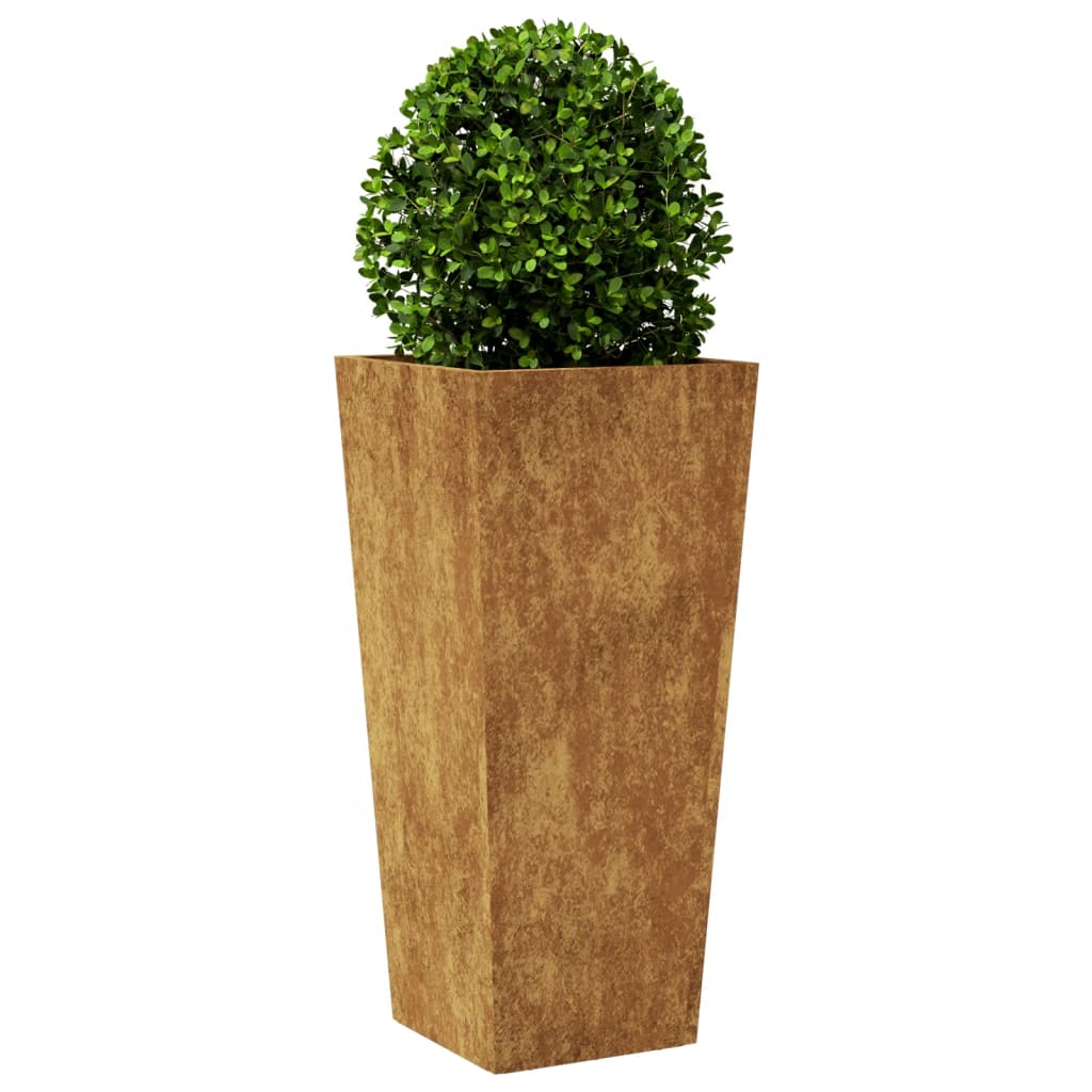 Plantadores de Jardim 2 pcs aço resistente às intempéries