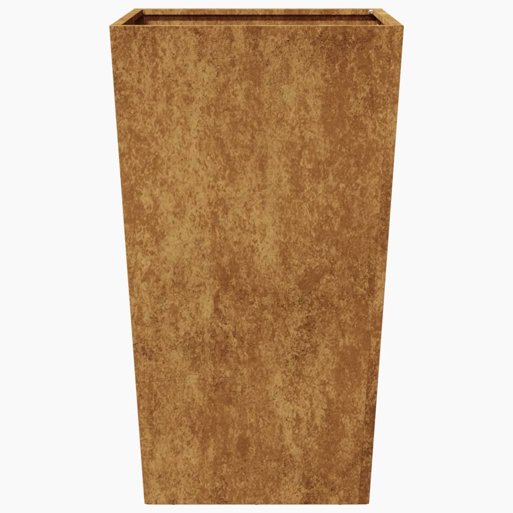 Garden Planter 45x45x75 cm aço resistente às intempéries