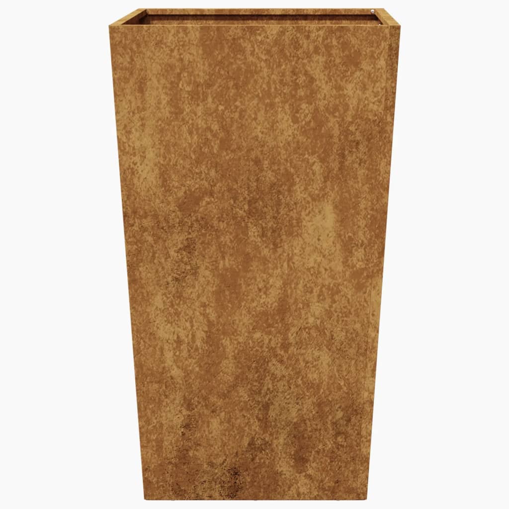 Garden Planter 45x45x75 cm aço resistente às intempéries