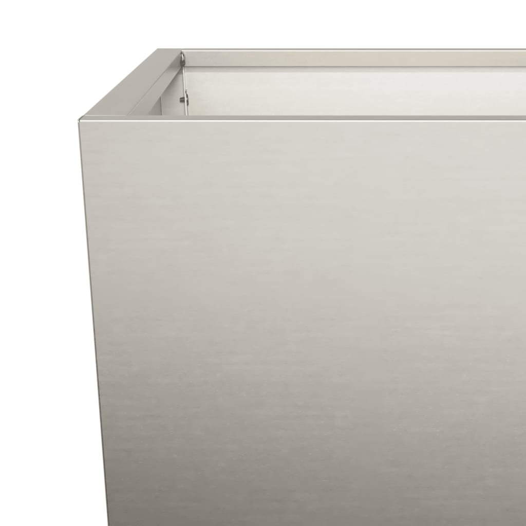 Garden Planter 45x45x75 cm aço resistente às intempéries