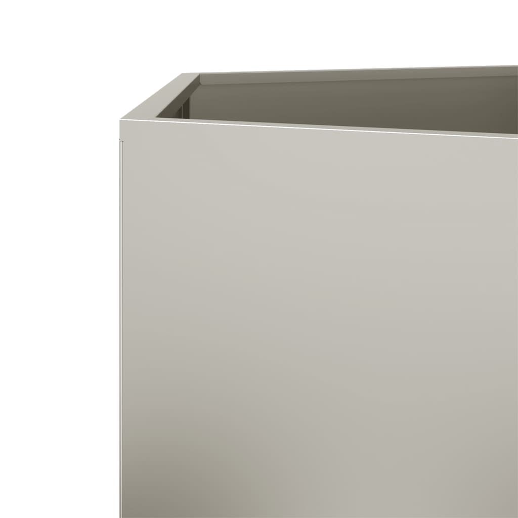 Vaso floreira de jardim hexagonal 46x40x45cm resistência ao aço