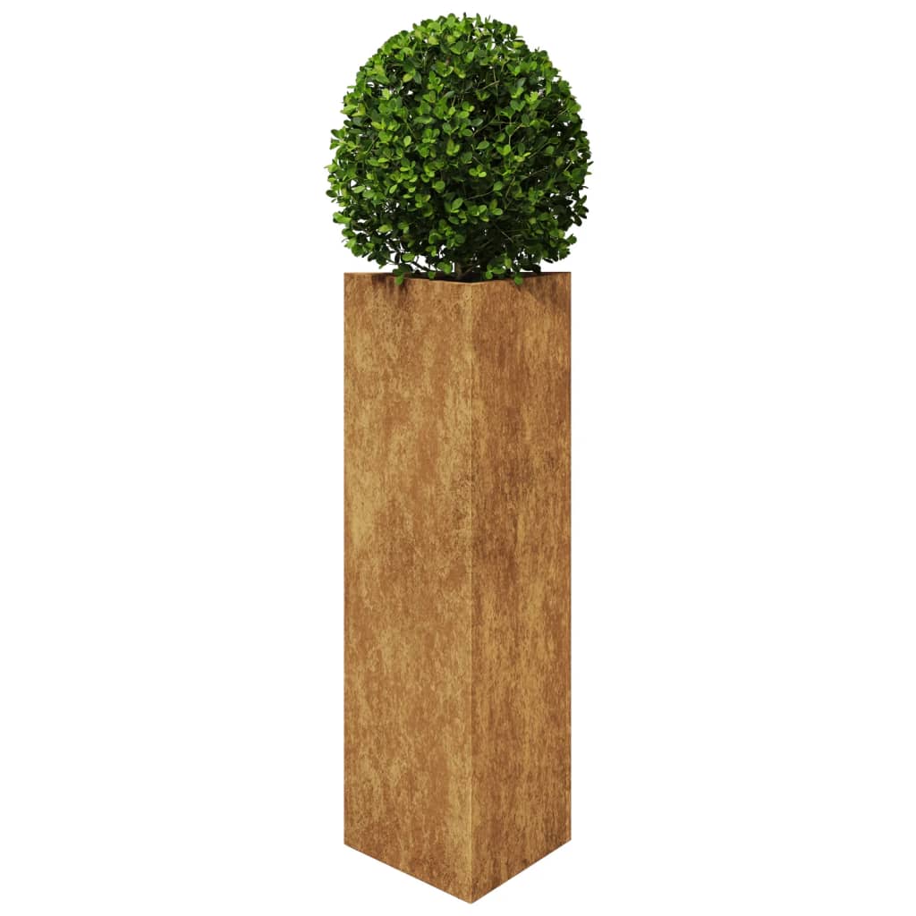 Garden Planter Triangular aço resistente às intempéries