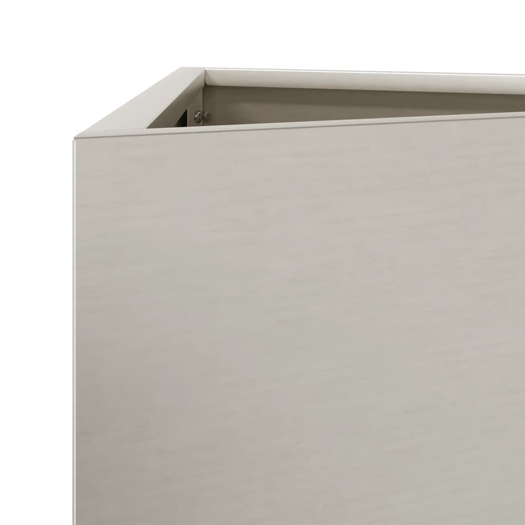 Garden Planters 2 pcs Triangular aço resistente às intempéries