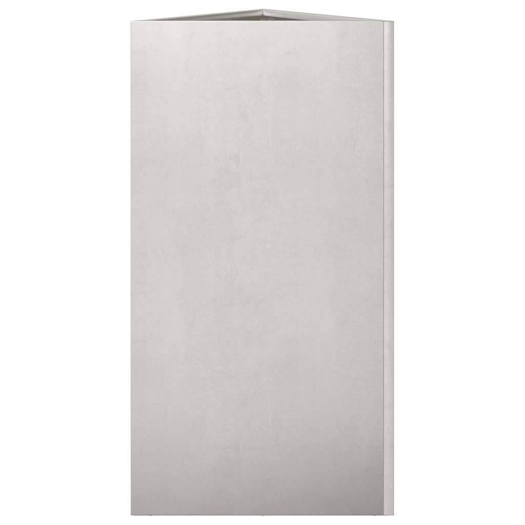 Vaso/floreira 2 pcs triangular 40x40x75 cm aço inoxidável
