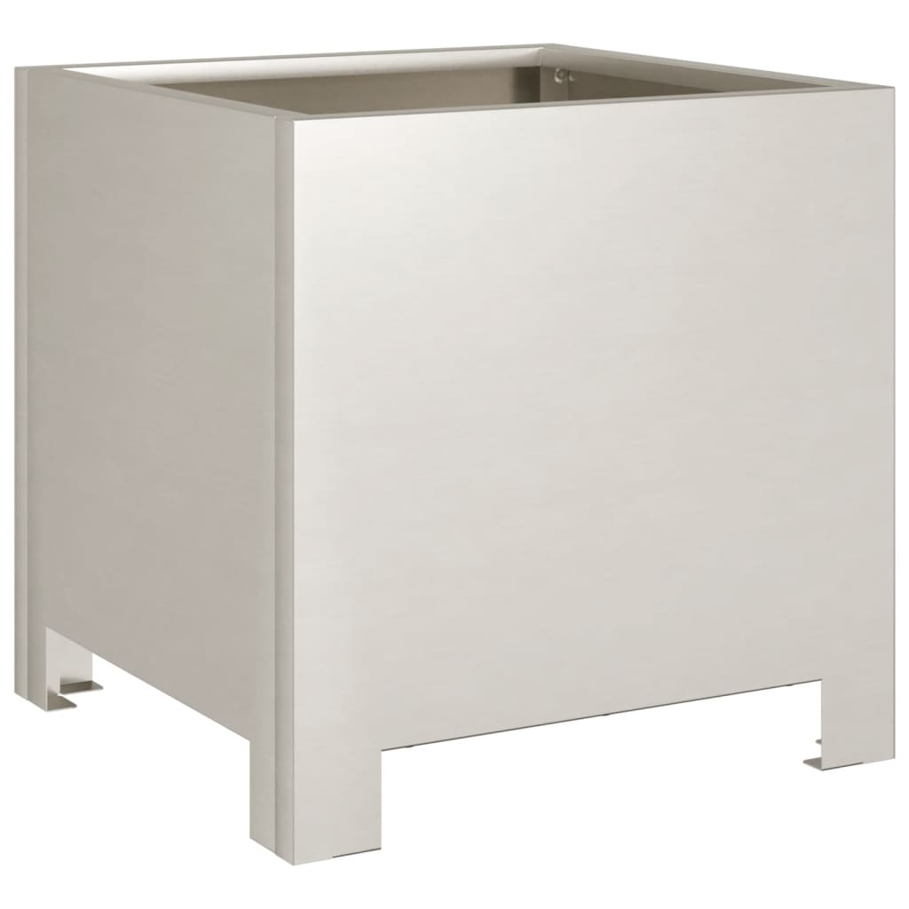 Garden Planters 2 pcs 30x30x30 cm aço resistente às intempéries