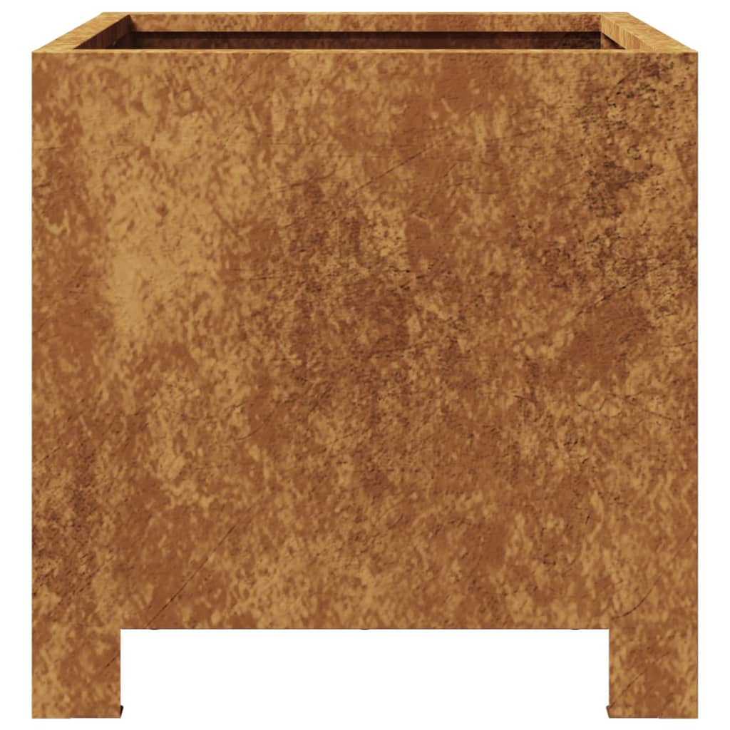 Garden Planters 2 pcs 30x30x30 cm aço resistente às intempéries