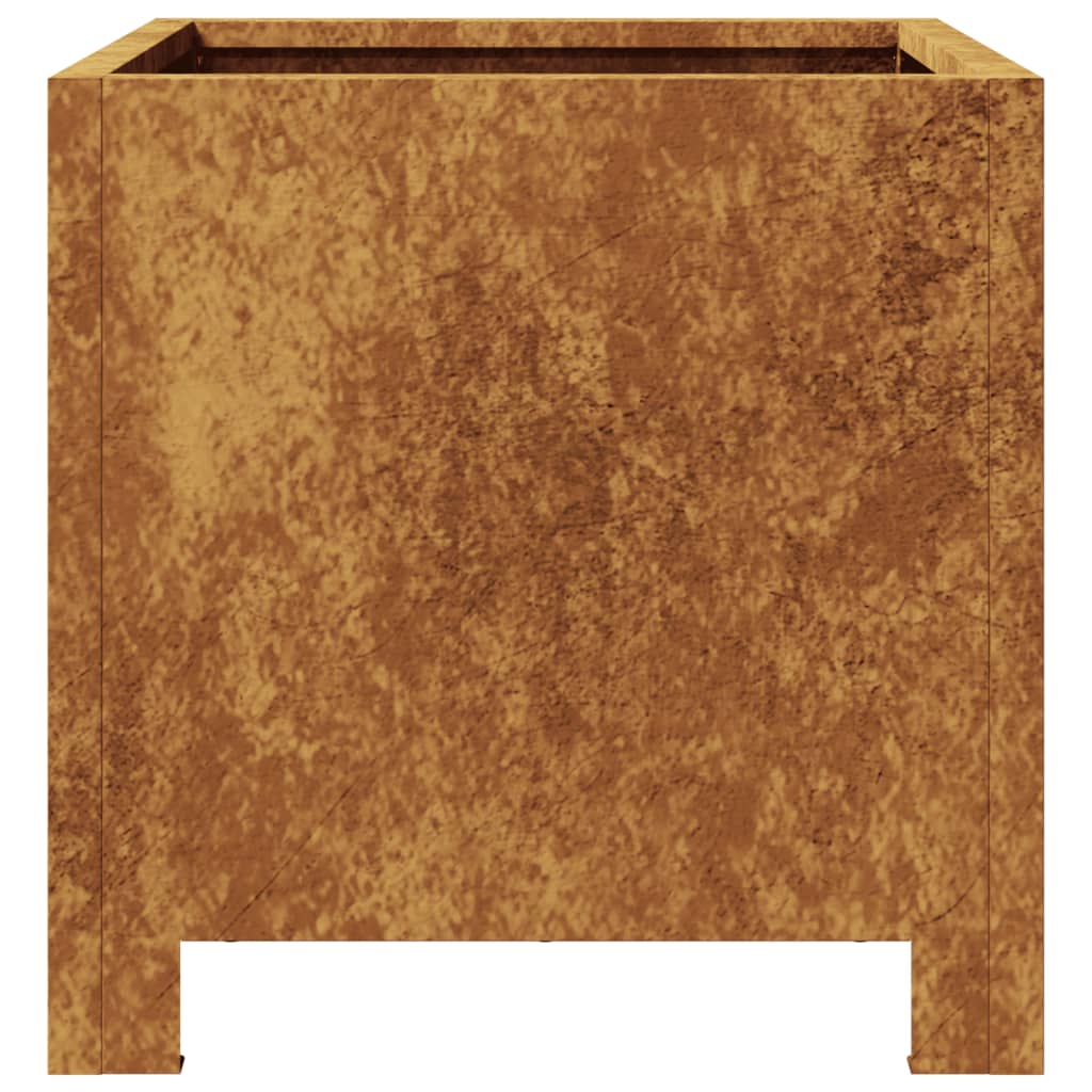Garden Planters 2 pcs 30x30x30 cm aço resistente às intempéries