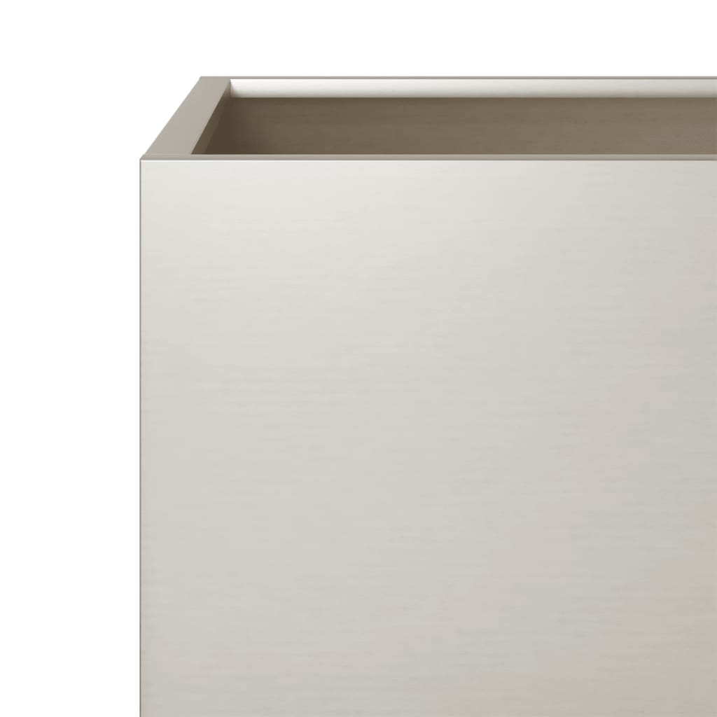 Garden Planters 2 pcs 30x30x30 cm aço resistente às intempéries