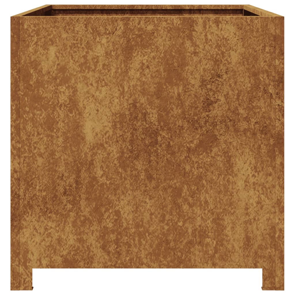 Plantador de Jardim 50x50x50 cm aço resistente às intempéries