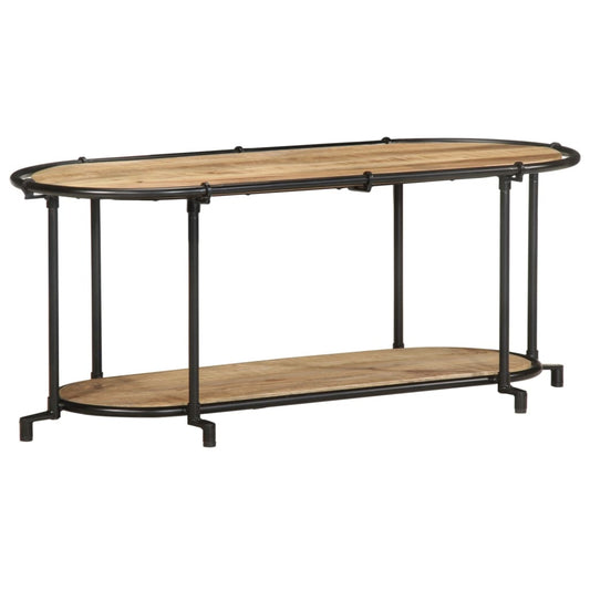 Móvel TV 100x42x40 cm madeira de mangueira áspera maciça