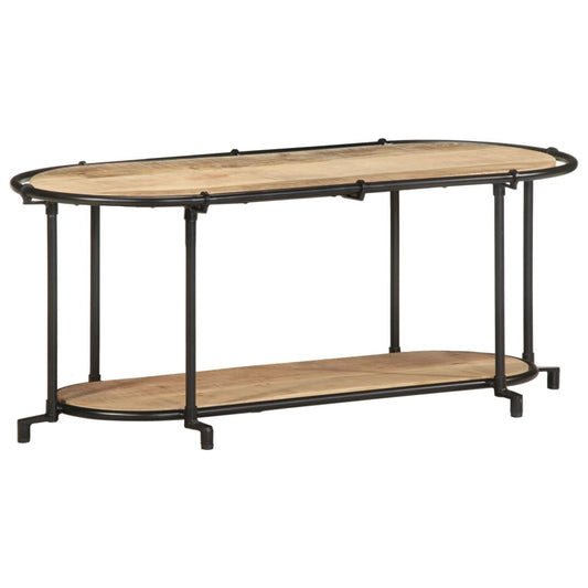 Móvel TV 100x42x40 cm madeira de mangueira áspera maciça