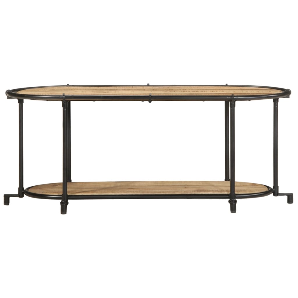 Móvel TV 100x42x40 cm madeira de mangueira áspera maciça