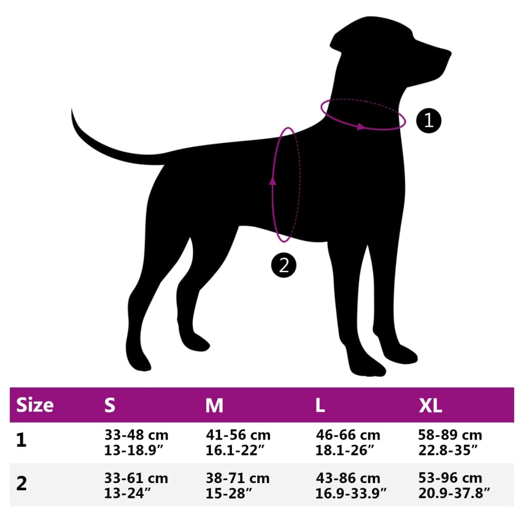 Peitoral para cães com faixas refletoras ajustável XL azul