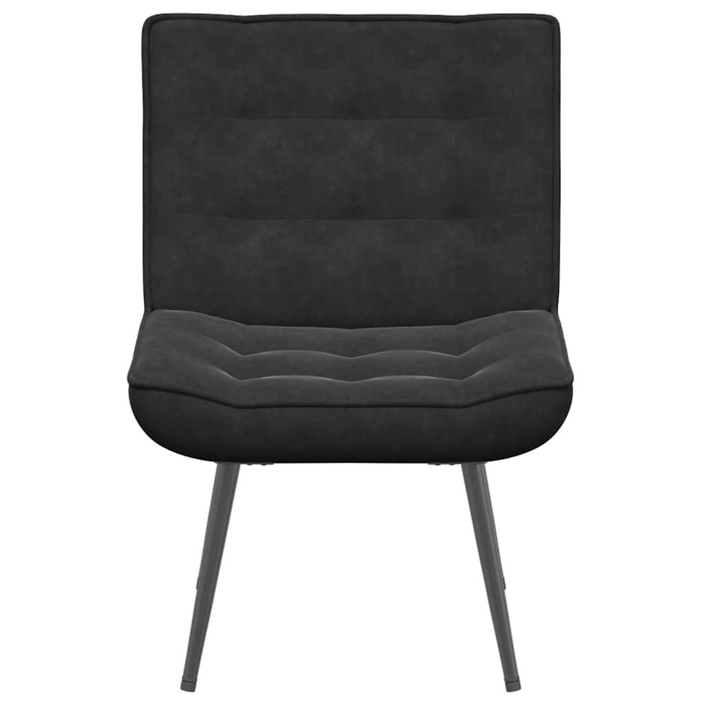 Cadeira de descanso 64x74x84 cm veludo preto