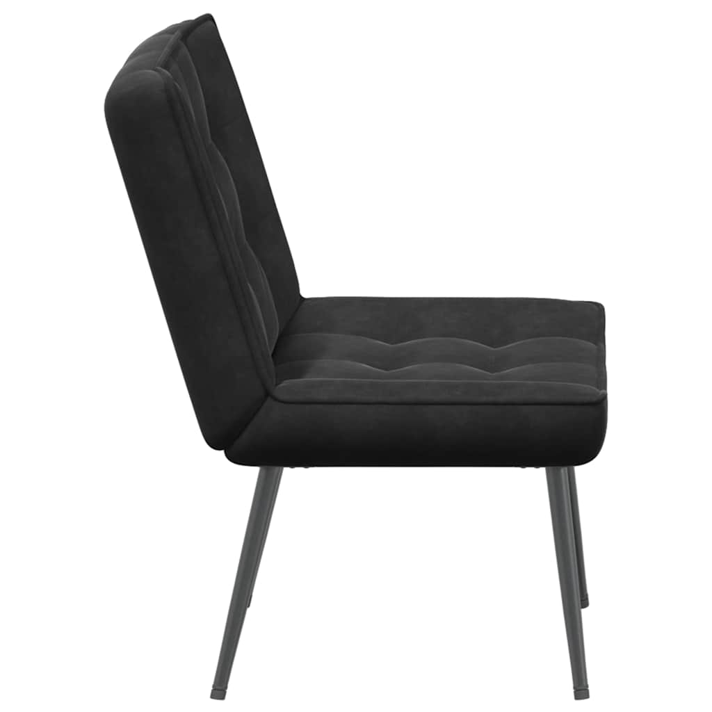 Cadeira de descanso 64x74x84 cm veludo preto