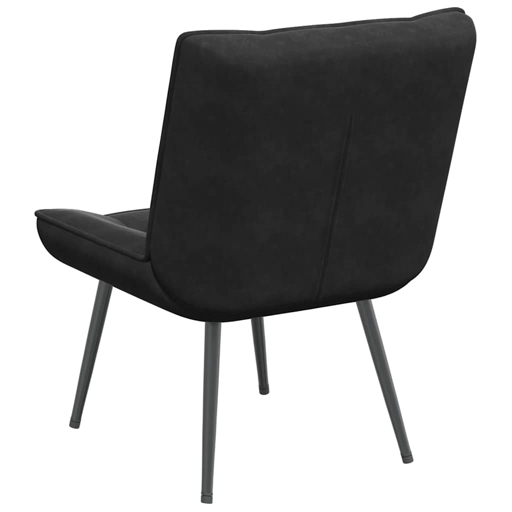 Cadeira de descanso 64x74x84 cm veludo preto