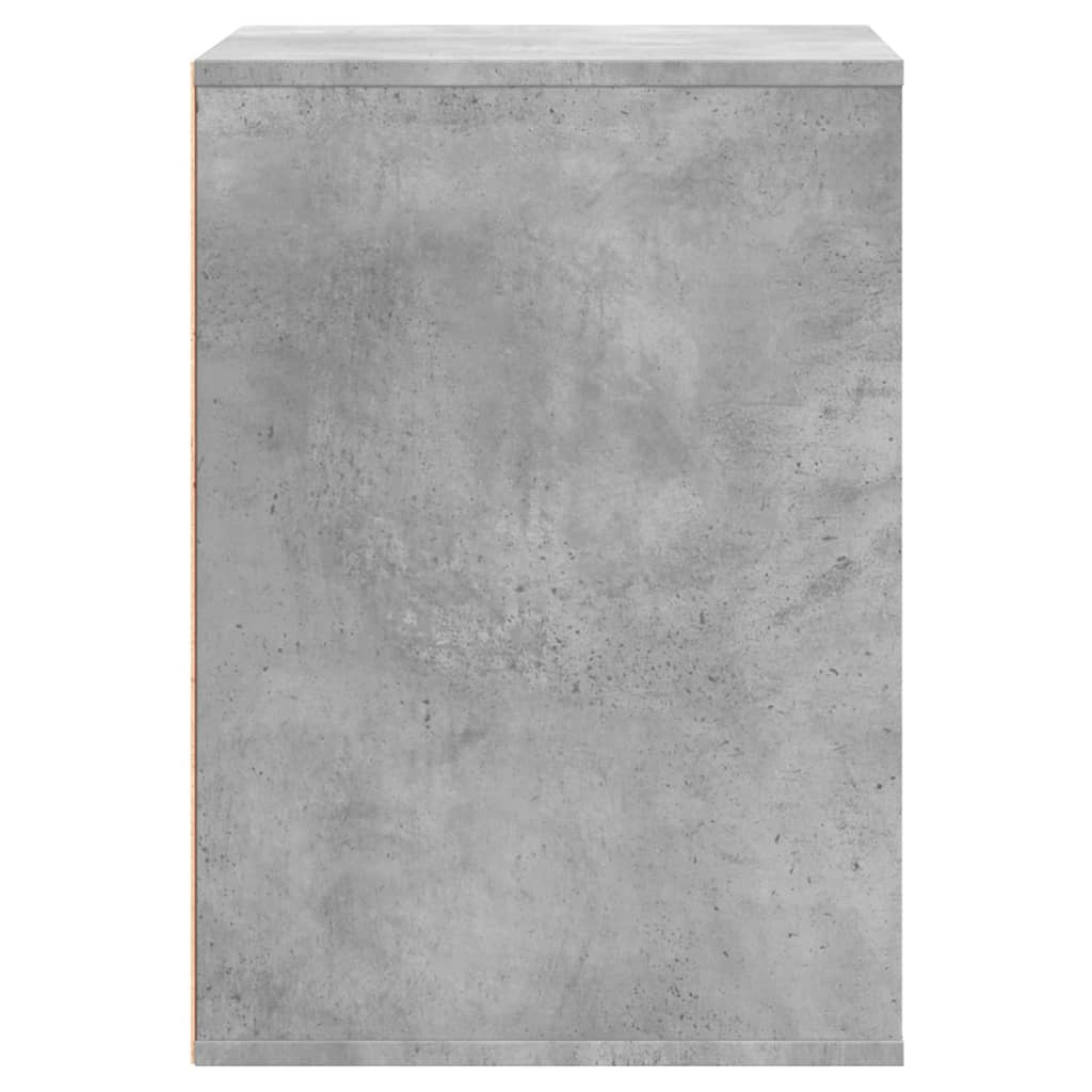 Cómoda 60x41x58 cm derivados de madeira cinzento cimento