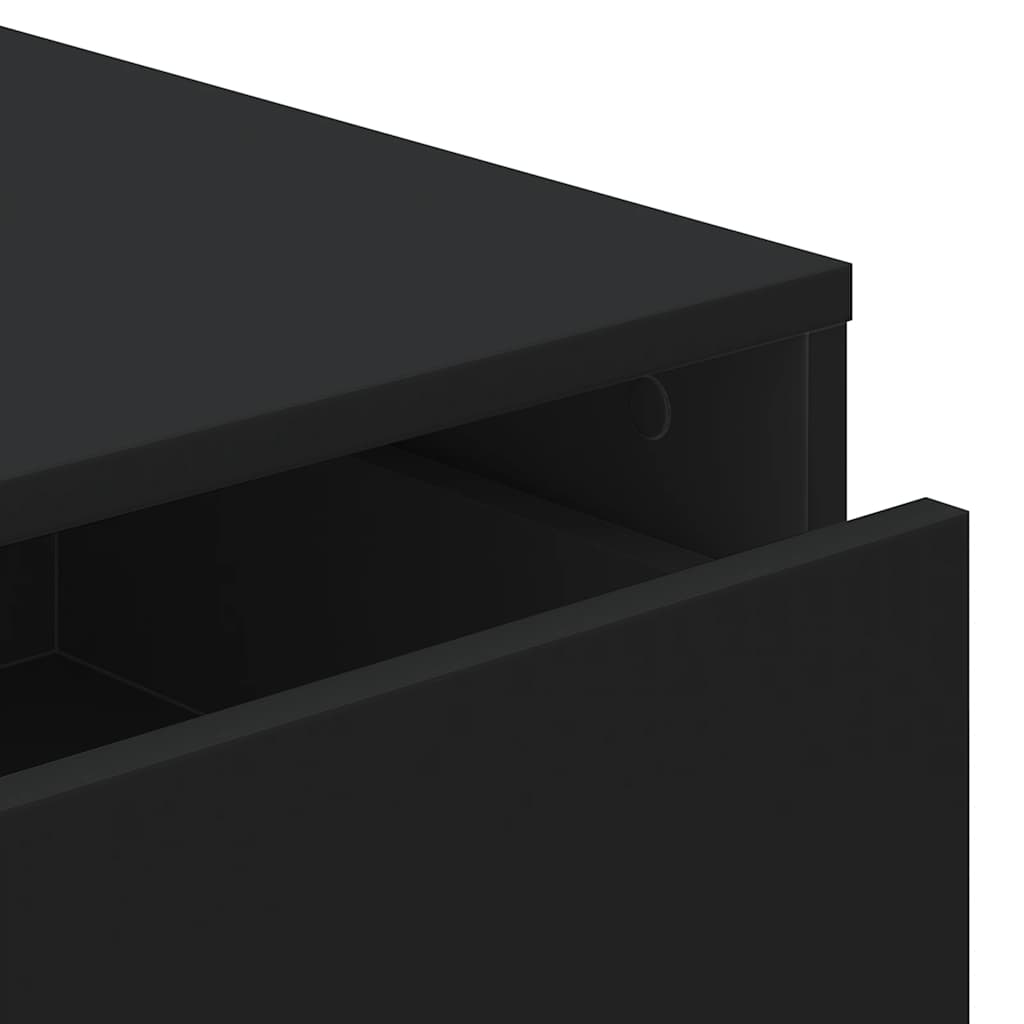 Cómoda 80x41x58 cm derivados de madeira preto