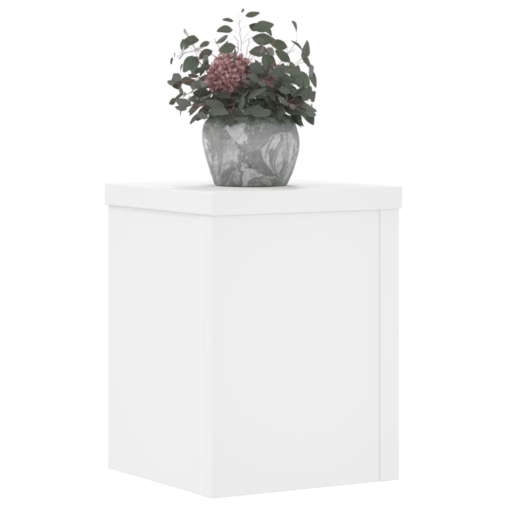 Suportes p/ plantas 2 pcs 15x15x20 cm derivados madeira branco