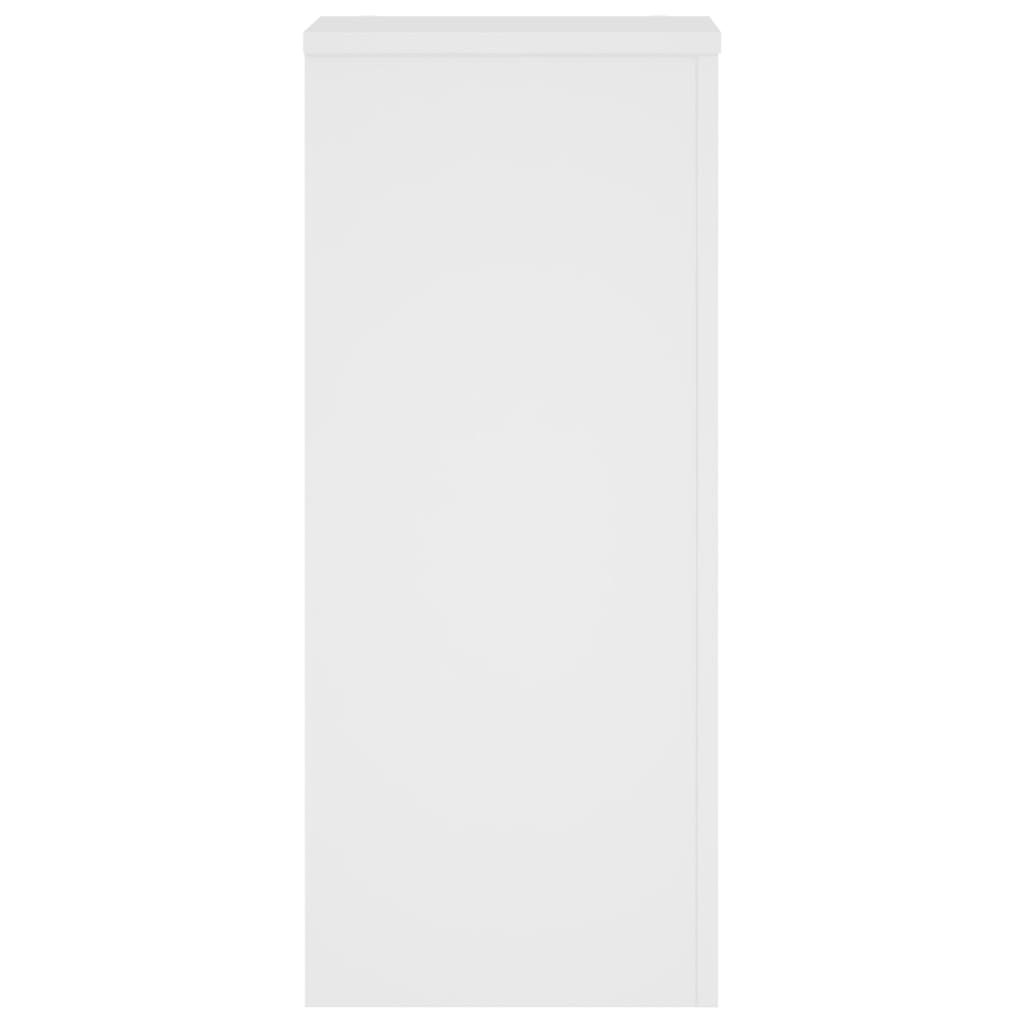 Suportes p/ plantas 2 pcs 30x30x70 cm derivados madeira branco