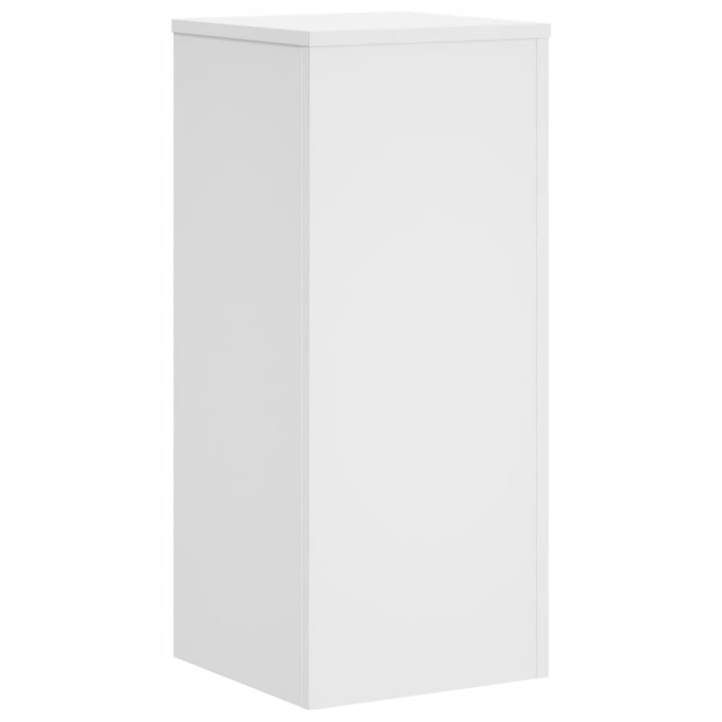 Suportes p/ plantas 2 pcs 30x30x70 cm derivados madeira branco