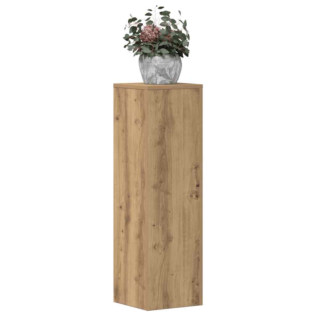 Suportes p/ plantas 2 pcs 25x25x80 cm derivados de madeira