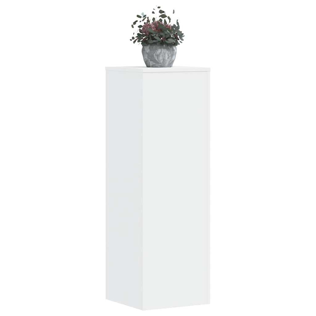Suporte para plantas 33x33x100 cm derivados de madeira branco