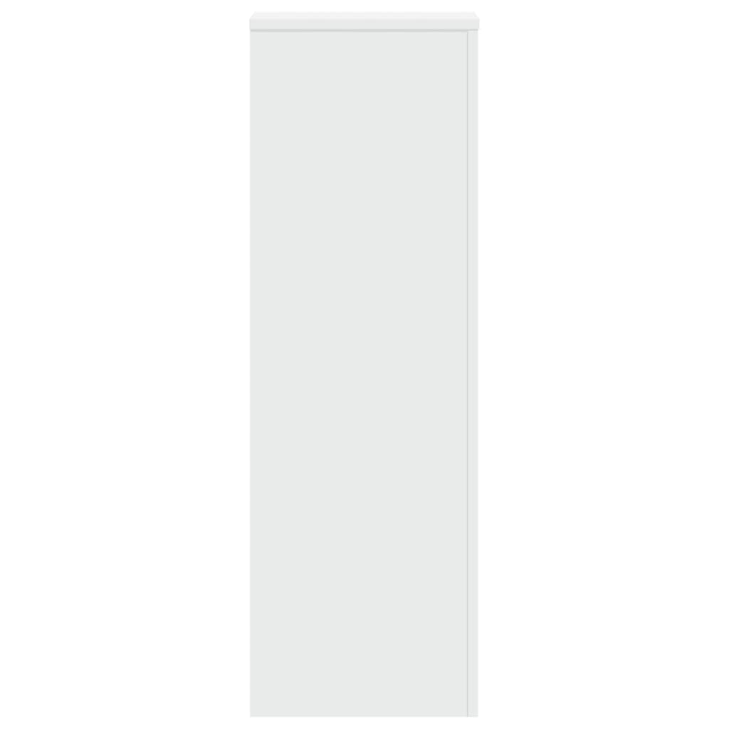 Suporte para plantas 33x33x100 cm derivados de madeira branco