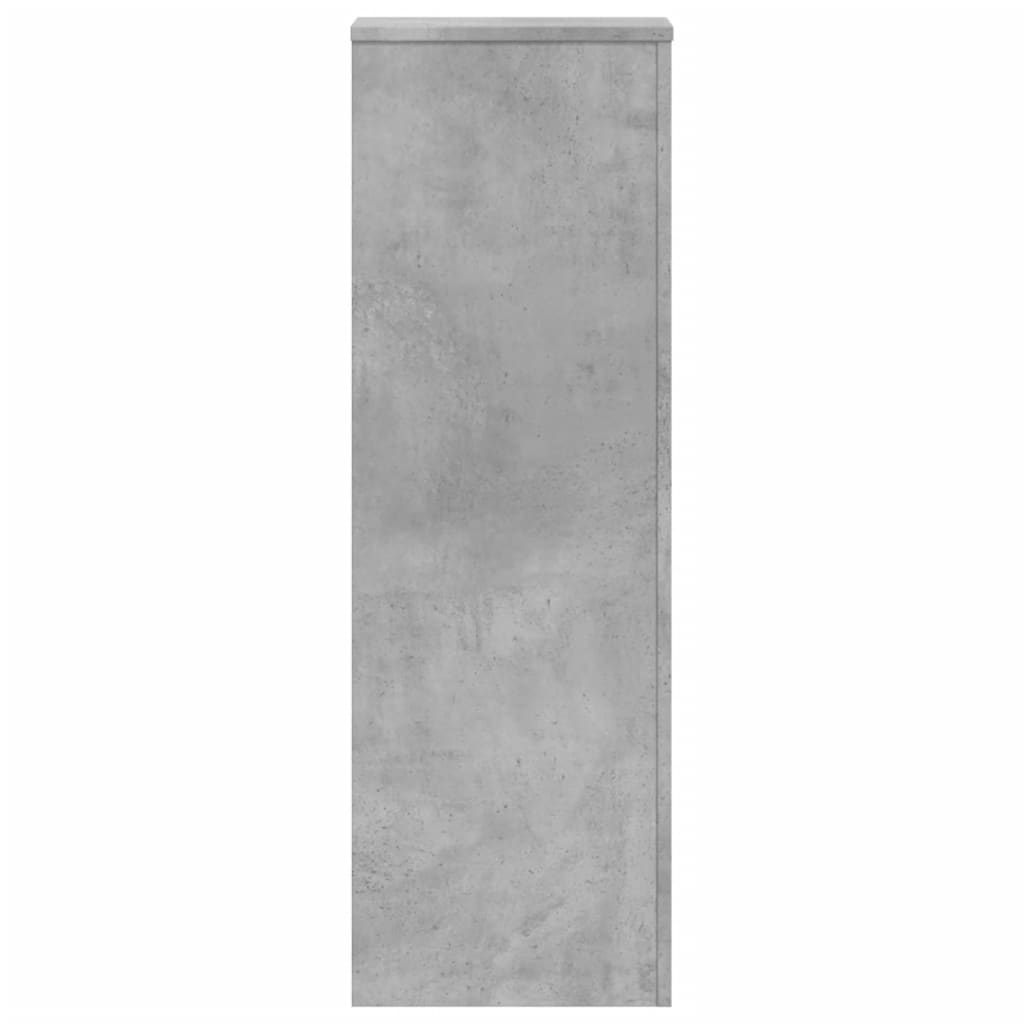 Suporte p/ plantas 33x33x100 cm derivados madeira cinza cimento